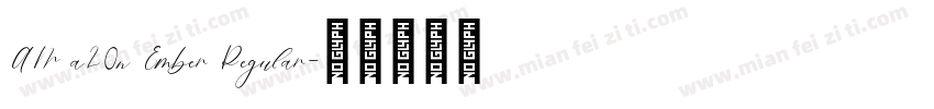 AM a20n Ember Regular字体转换
